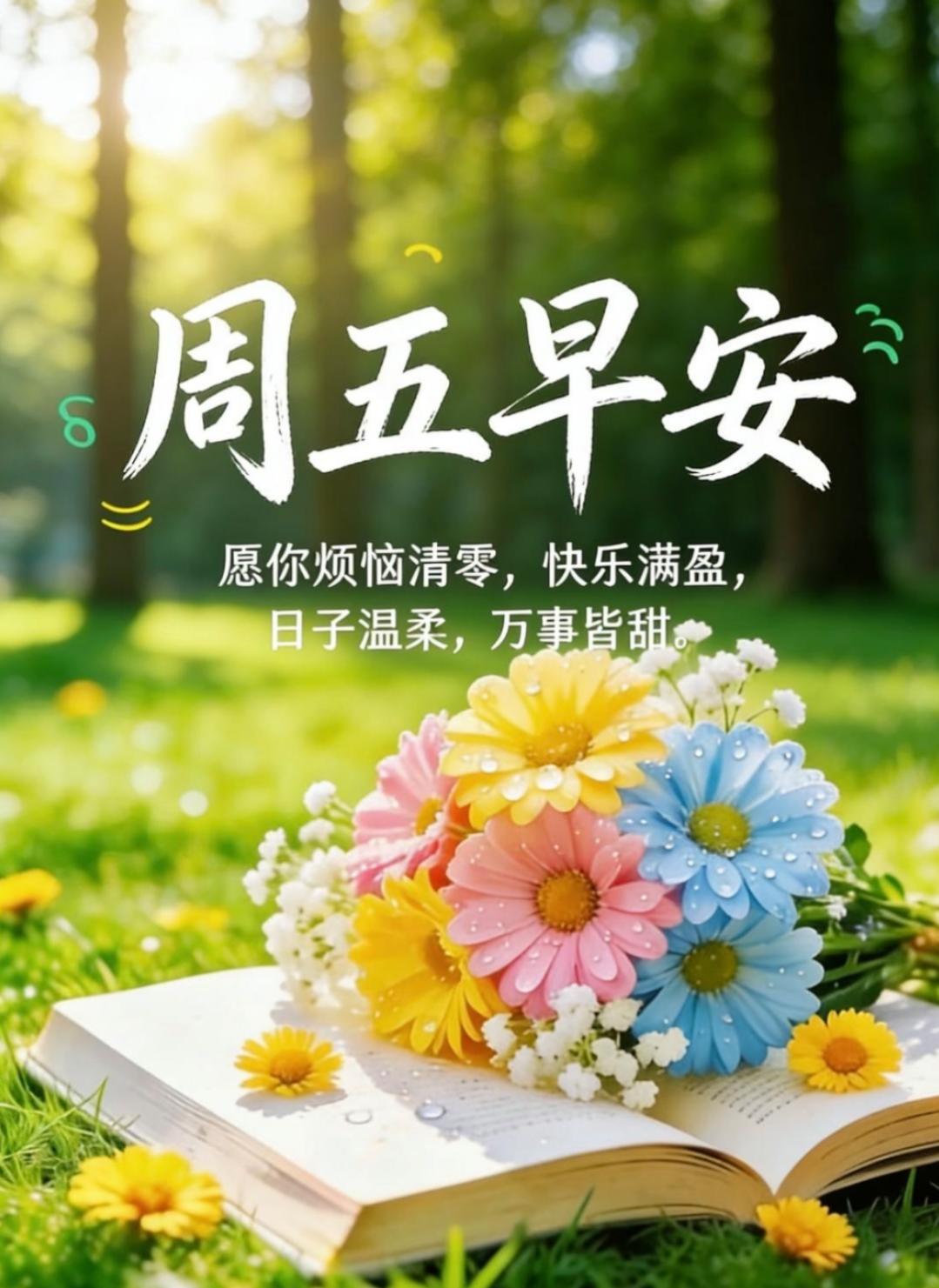 🌅晨光破晓，清风拂面，崭新的周五悄然抵达，抛开繁杂琐事，卸下身心疲惫，让生活回