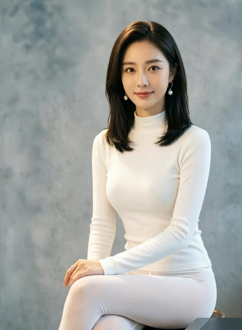 职场女性都喜欢什么样的穿搭风格?优雅气质，白衣少女，静坐沉思。