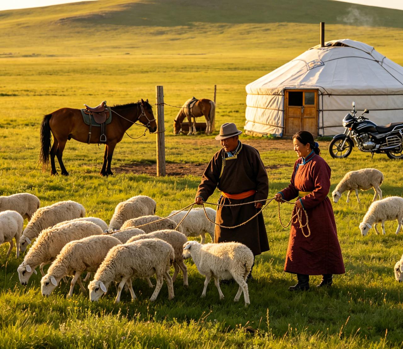 年薪20万草原放羊岗爆火，两对夫妻成功入选内蒙古锡林浩特这份高薪放羊工作火遍全