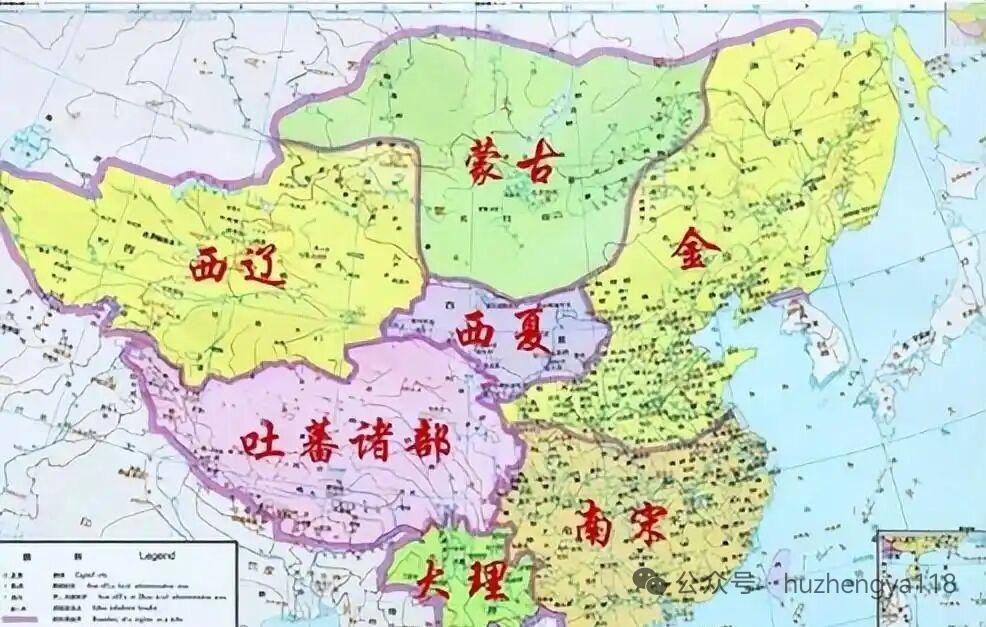 西辽最大版图：称霸中亚，351万平方公里辽朝被金国覆灭之后，耶律大石率残部