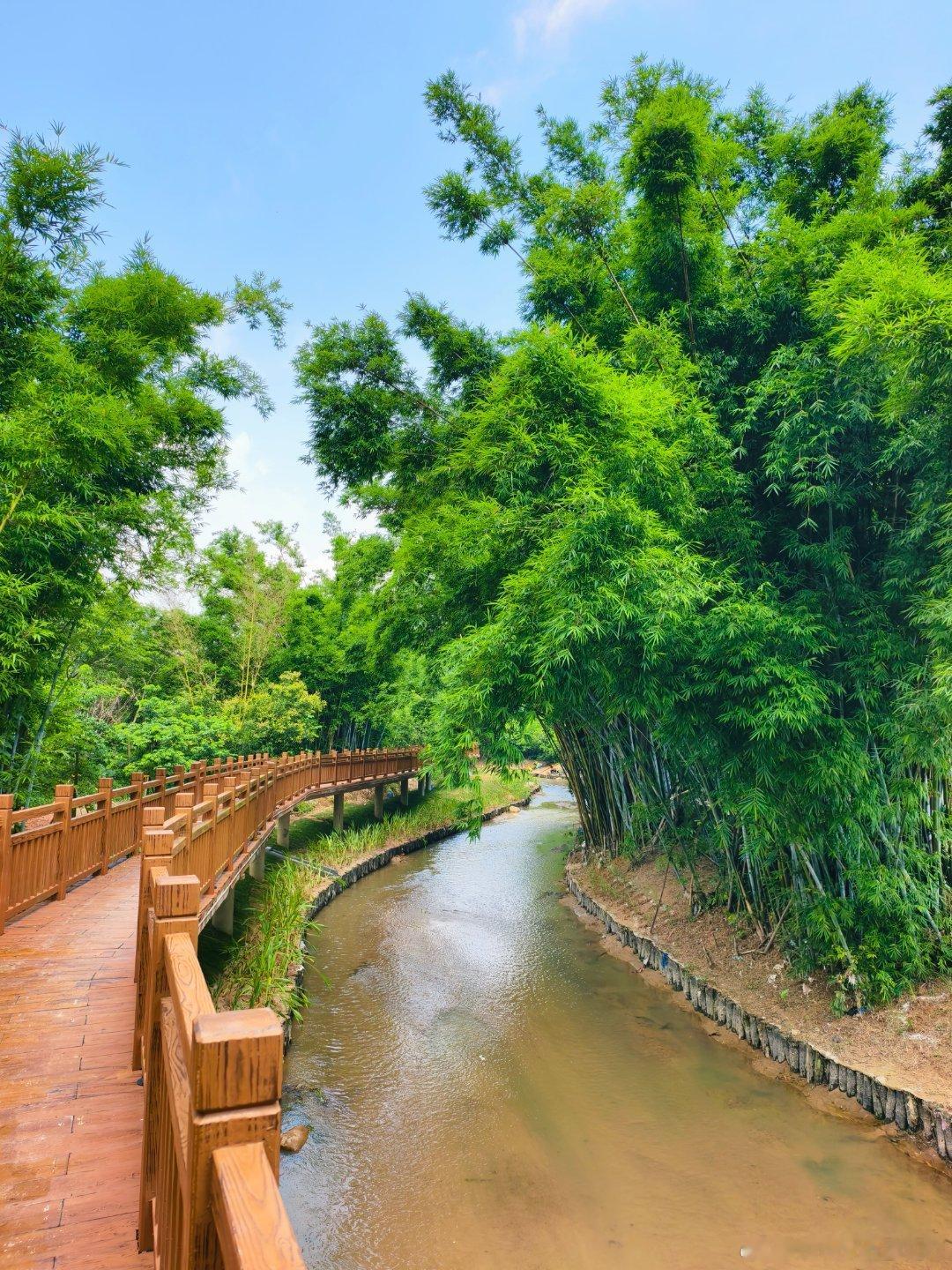生态中山石门艺术之路，沿兰溪河上游的沿河栈道风景线，这秀丽风景美哒哒，颜值不亚
