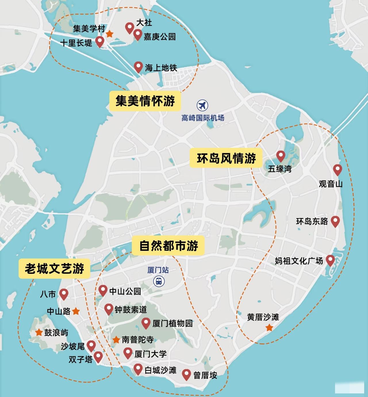 厦门景点都逛一遍，需要几天的行程呢？