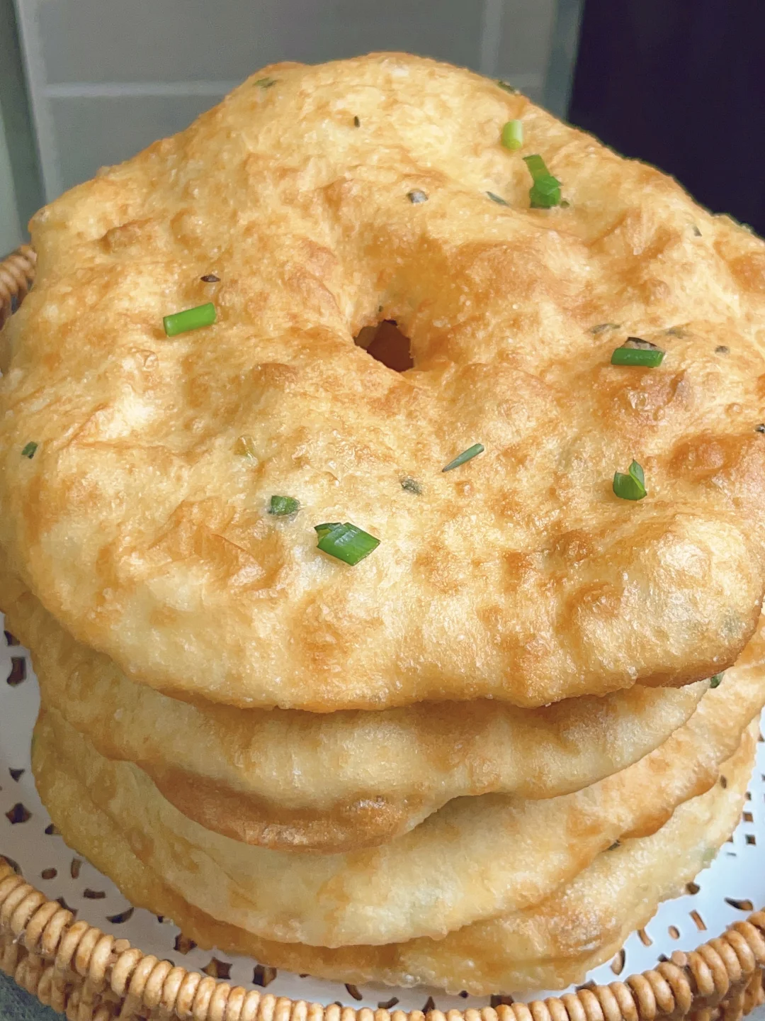 被吹爆的葱花油饼，巨好吃！！！