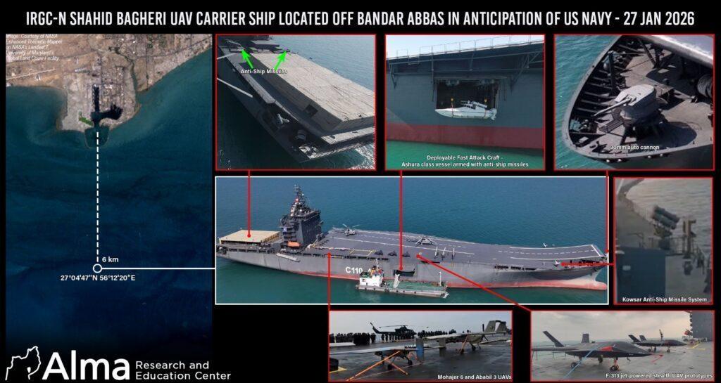 美：老弟，听说了吗？我刚把那艘“航母”给炸沉了，场面大得很！中：哪艘？你家“