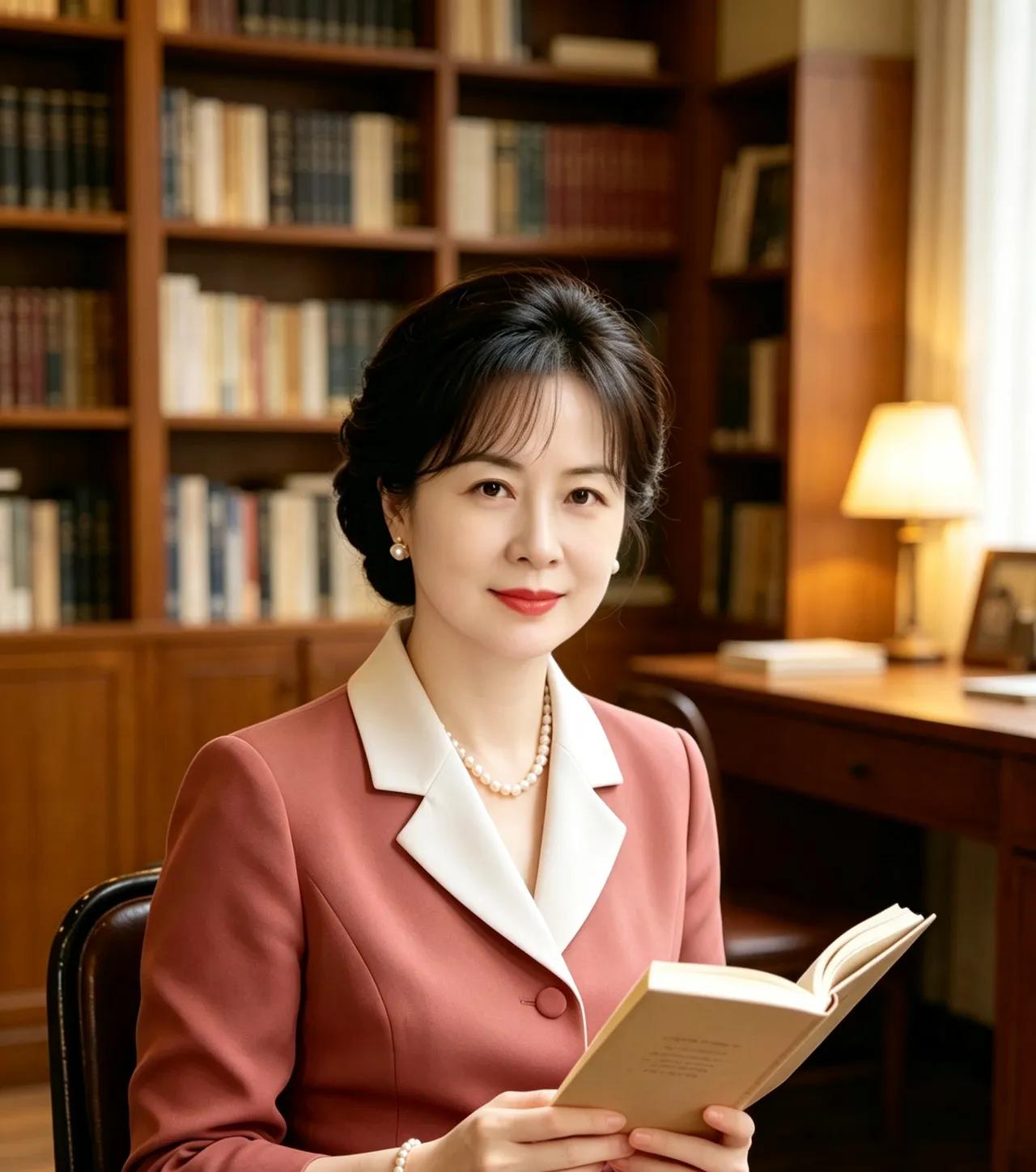 我发现女人的发型真的很重要啊，有刘海的女人显得比没刘海的女人要年轻的多。这是豆