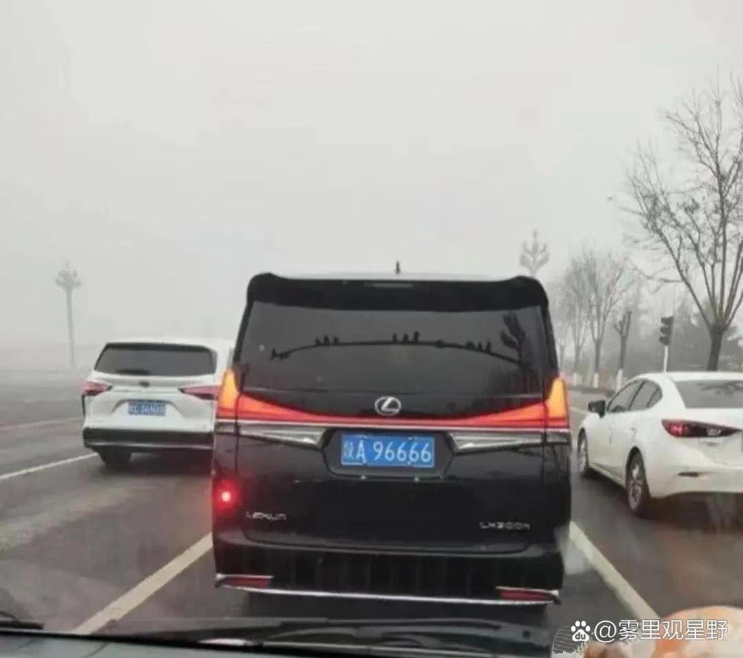 这么好的车牌，挂这车可惜了​