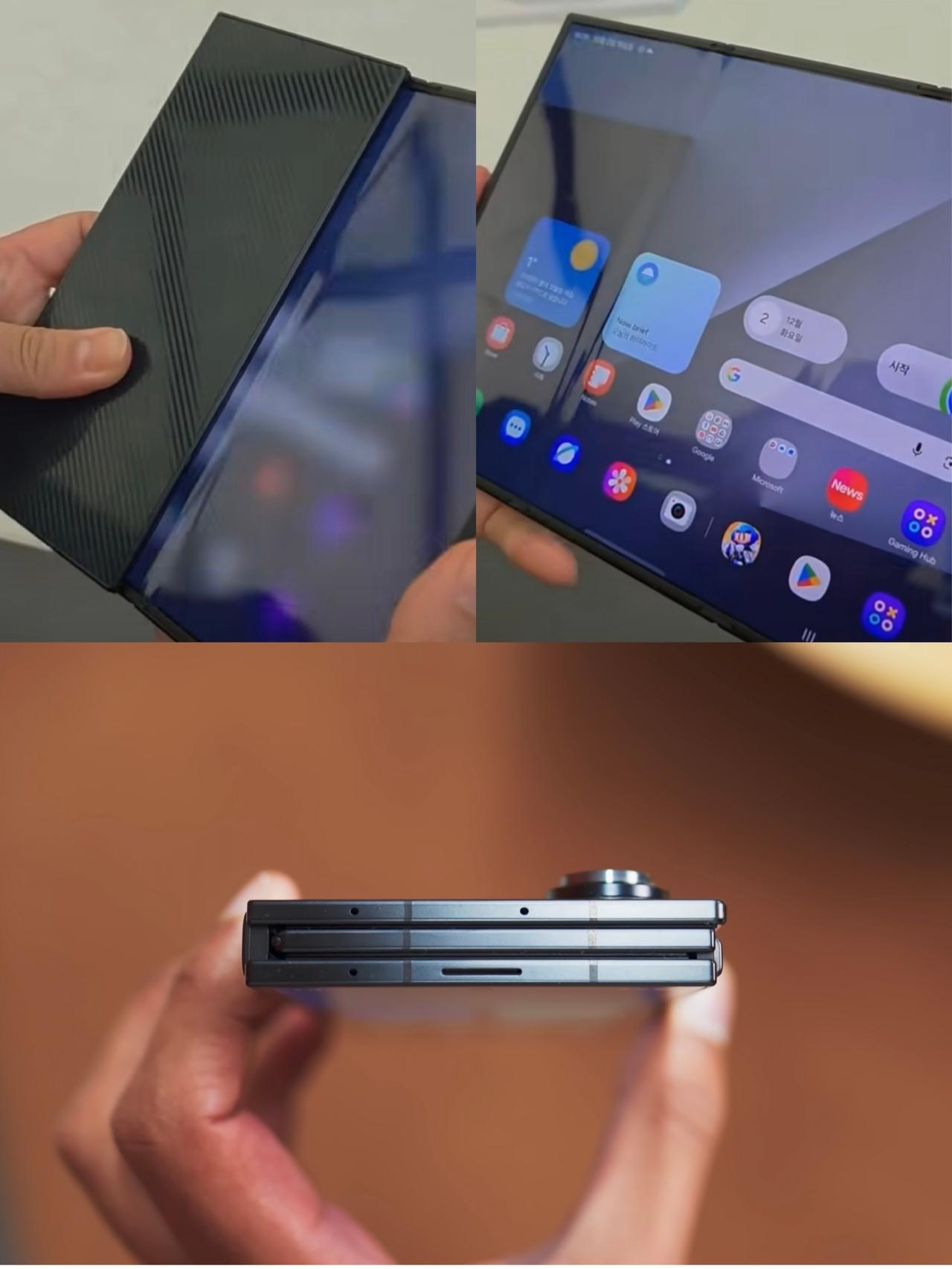 三星三折叠怎么这样，是被华为逼的不行了吗……刚刚去看了三星GalaxyZ