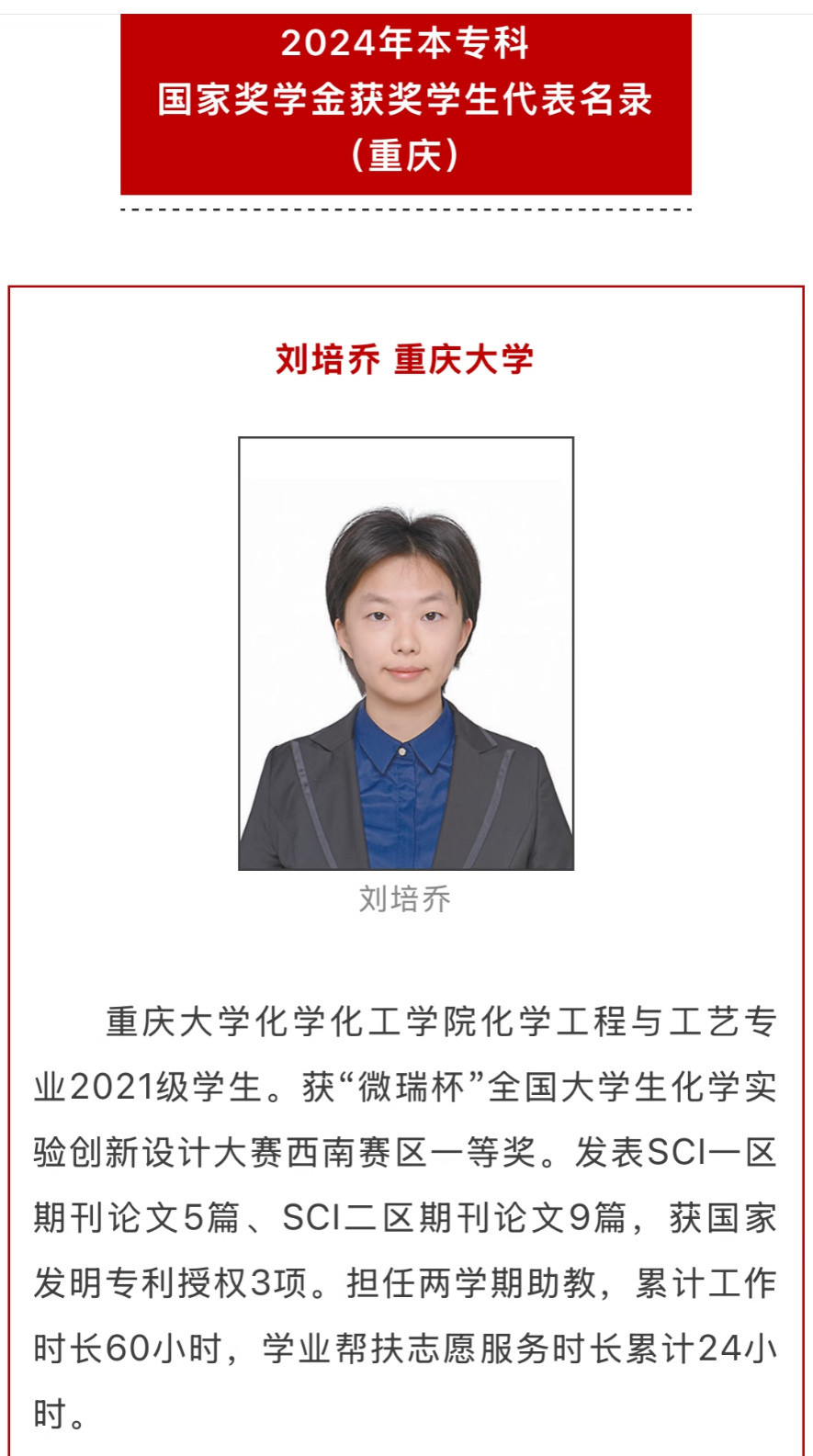 14篇SCI[赞]重庆大学天才诞生​​​