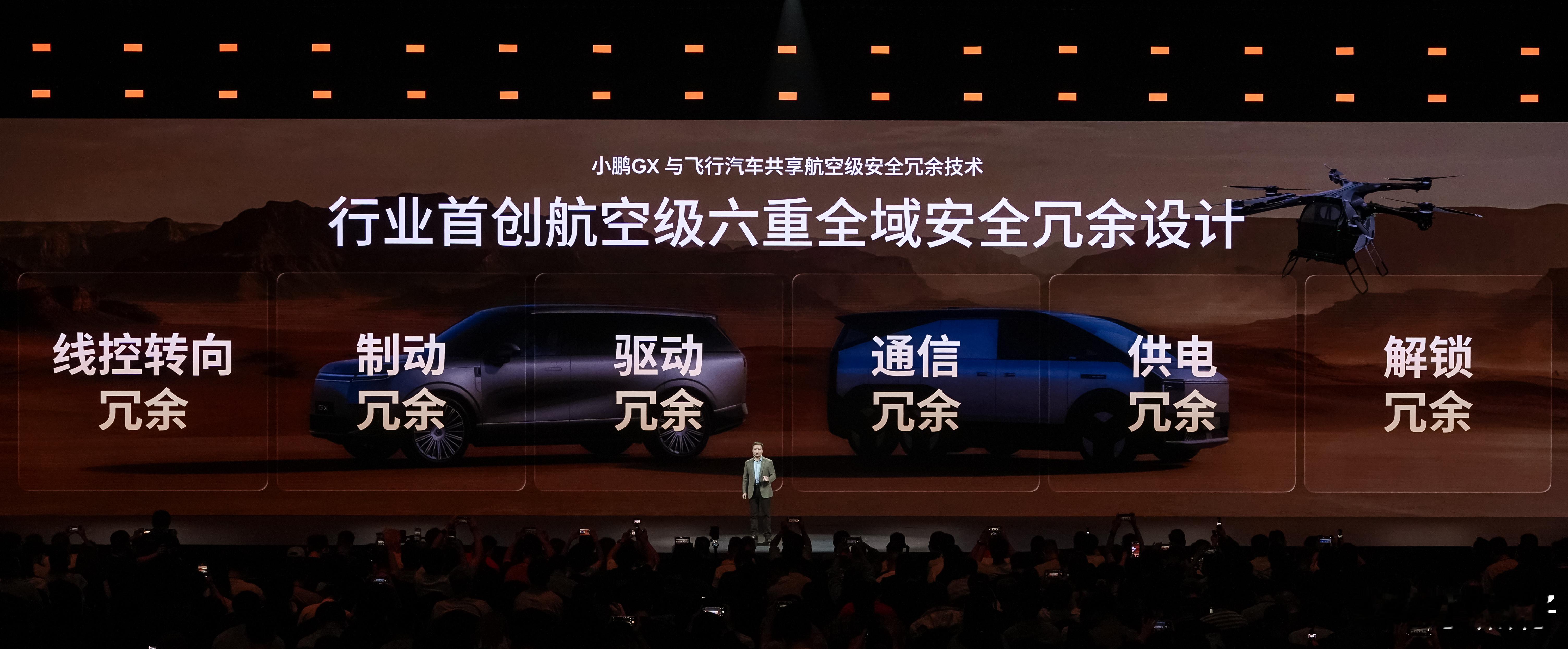 新科技旗舰小鹏GX预售39.98万39.98万起，纯电750km、增程1585k