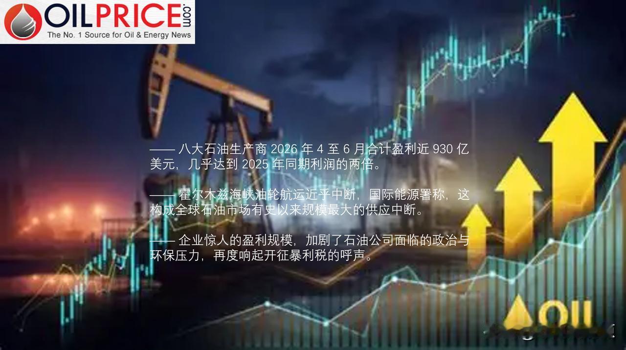 石油巨头从伊朗战事斩获930亿美元意外暴利，招致了多方批评近几个月，连接