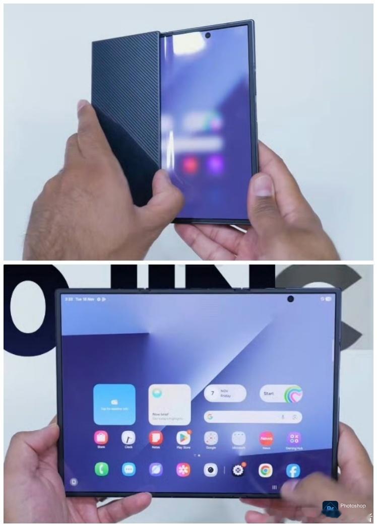 三星旗下首款三折叠屏手机发布，售价或超过17000元。根据资料来看，三星的折叠屏