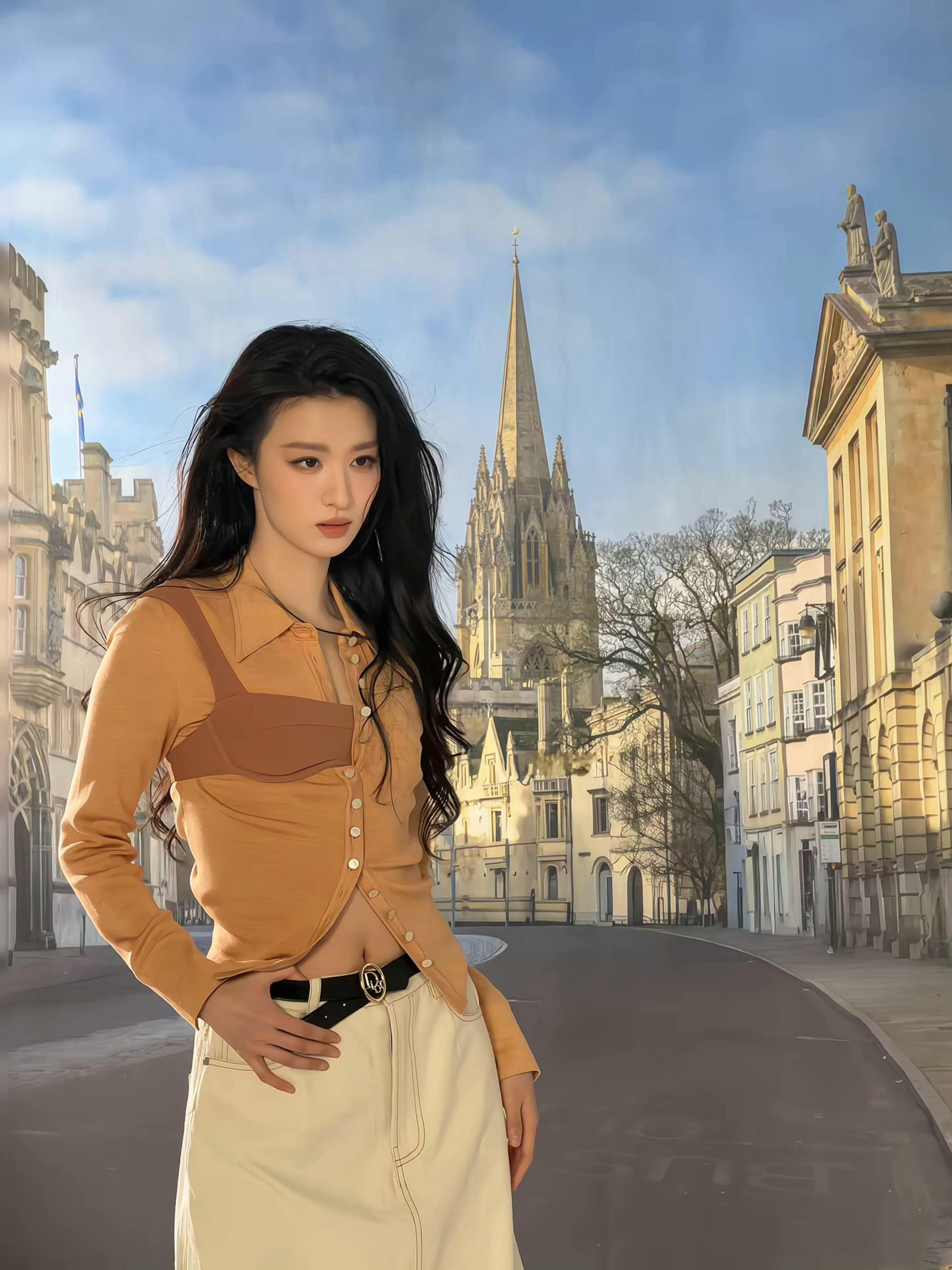 王楚然裟椤王楚然美得像AI掉落随拍所有人都来看我们绝美船儿这么美就罢了楚然还霸