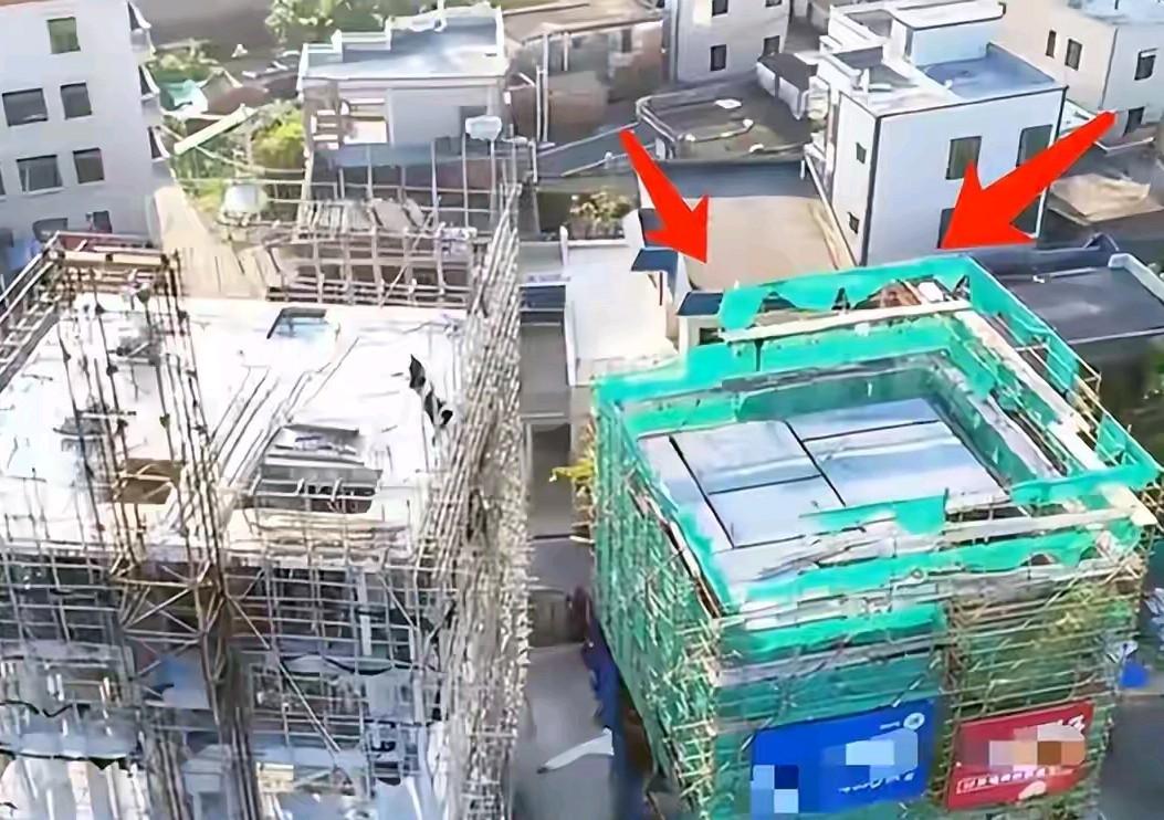 关于全红婵家里的豪宅，我一直有一个疑问！隔壁邻居用时仅仅4个月就修了5层楼，他