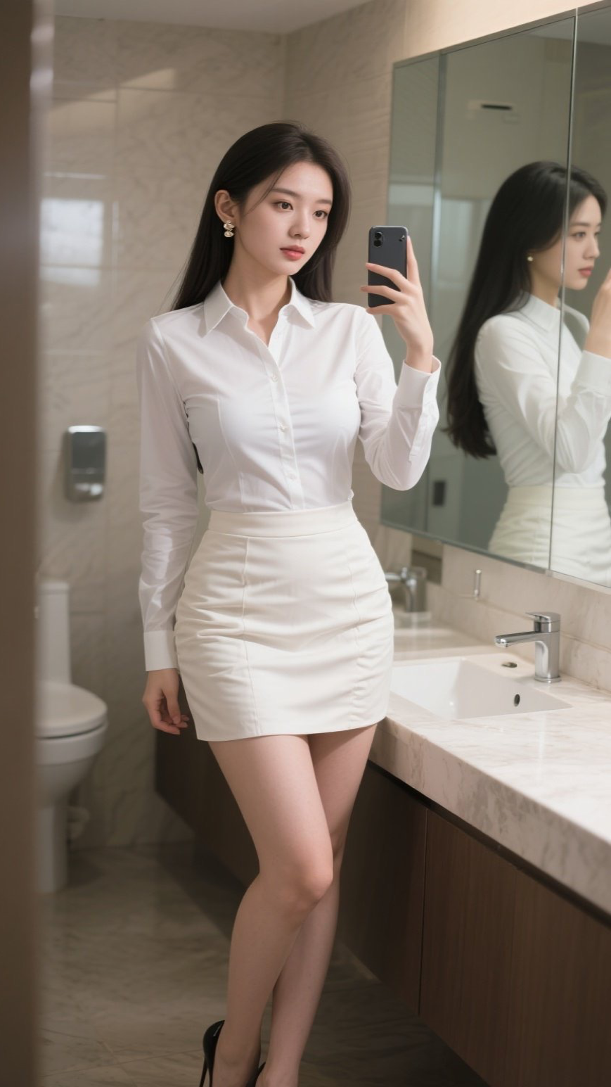 娇媚少妇修身裙风情万种