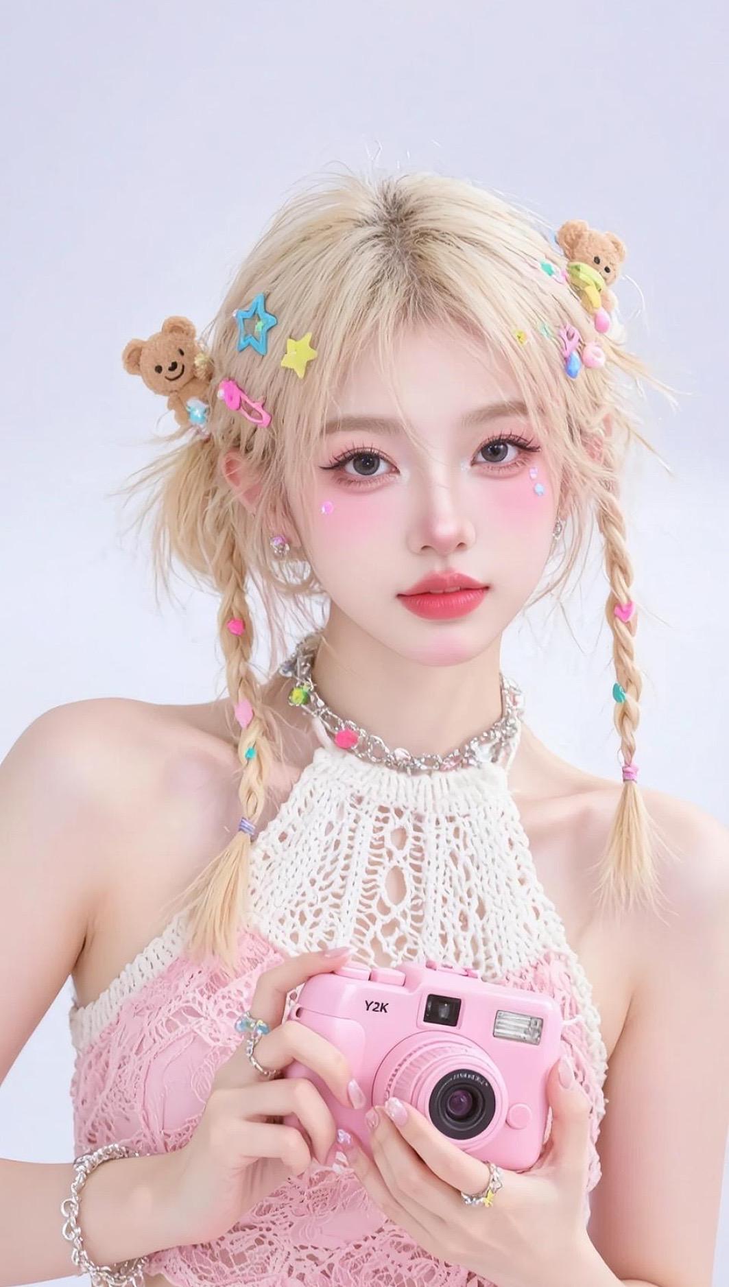 甜酷少女写真 ai创作 AI创作  全新AI写真想跪下来求自己别玩写真了