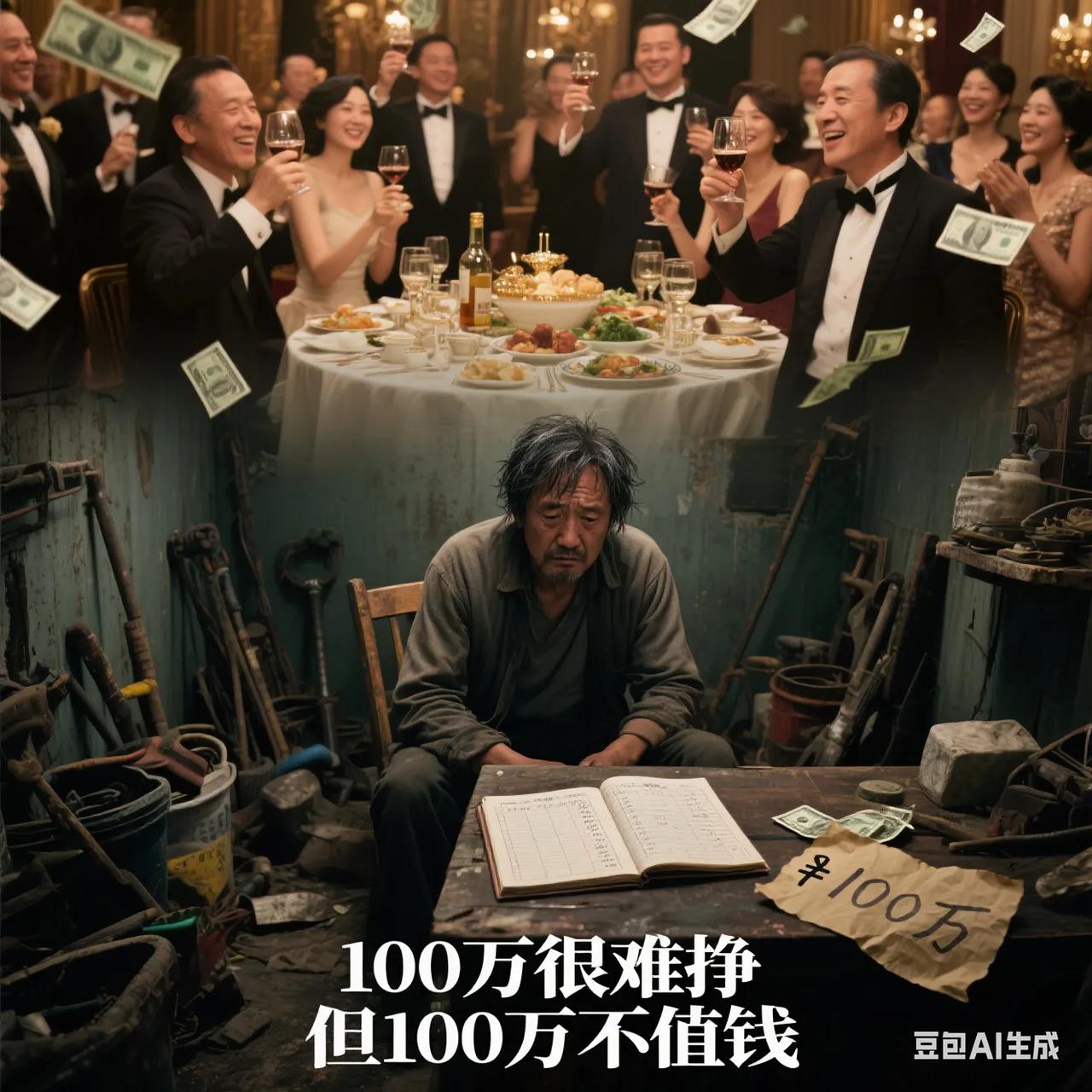 如何破解，100万很难挣，但100万很不值钱？第一步，理解社会发展的本质