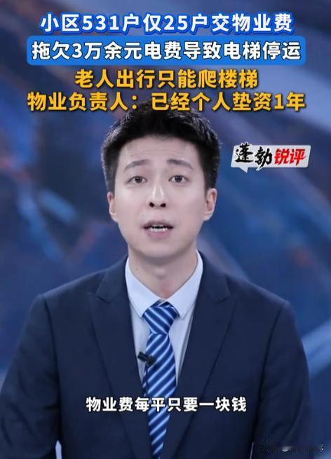 “第一次心疼物业！”蓬勃新闻5月8日报道，贵阳一小区，物业费每平米只收1元低到离