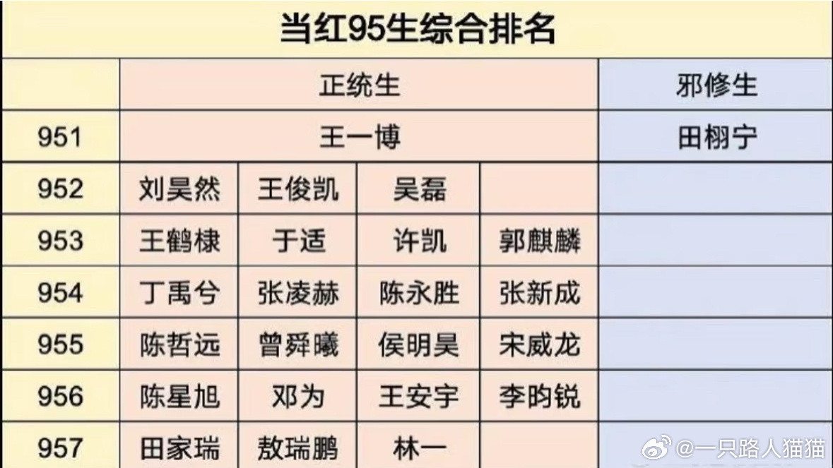 田栩宁是95🥜邪修顶流​​​