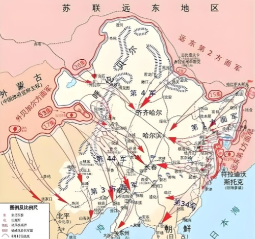 八十年前的今天，东北平原上刮起了猛烈的八月风暴，苏军在短时间内摧毁了作恶多端的日