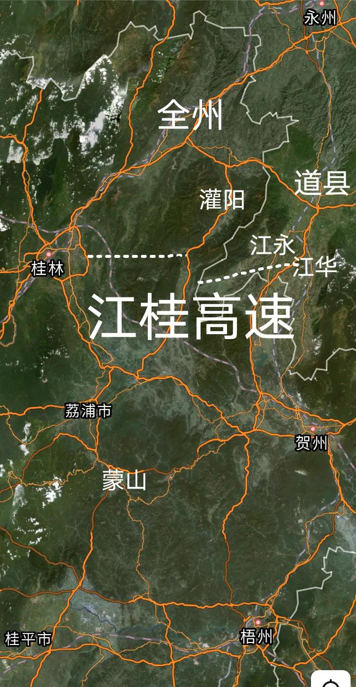 广西桂林至湖南永州江永县未来将新建一条直达高速，目前广西段的61公里已经全面开工