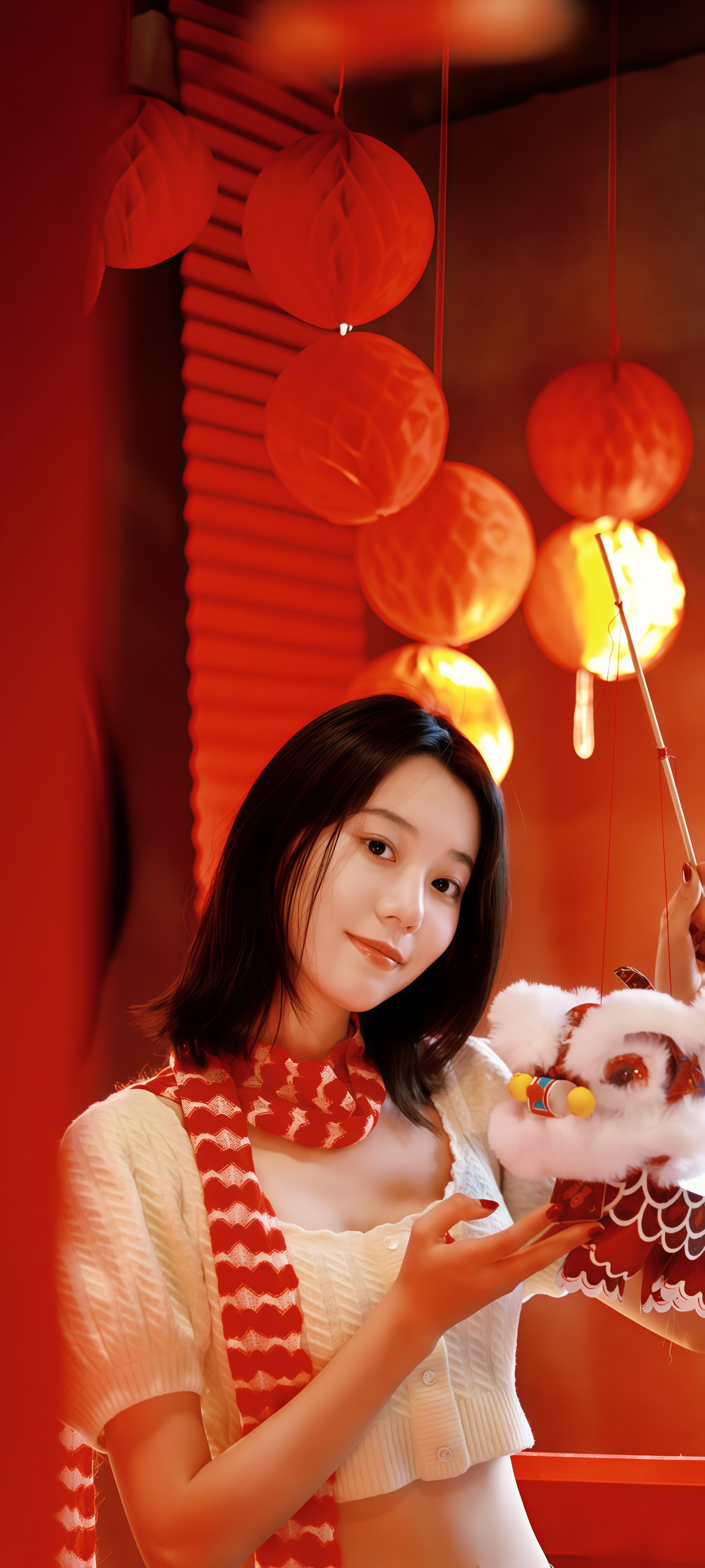 穆梦娇红色系头像壁纸女神这一组好漂亮啊啊专栏·LOVE格格-lsabel
