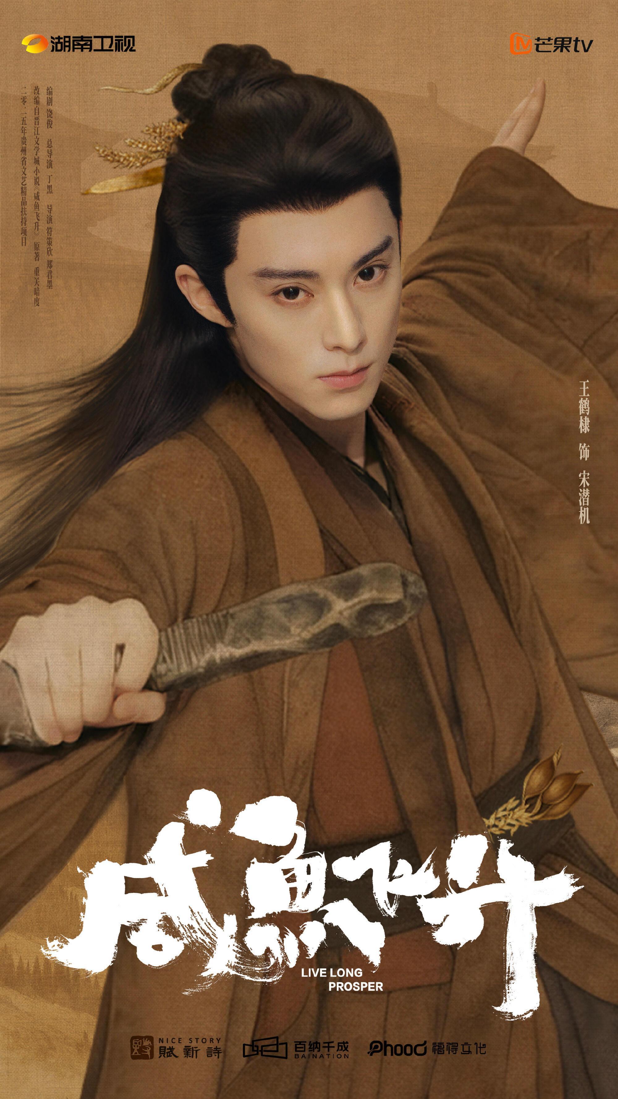 王鹤棣咸鱼飞升海报​​​