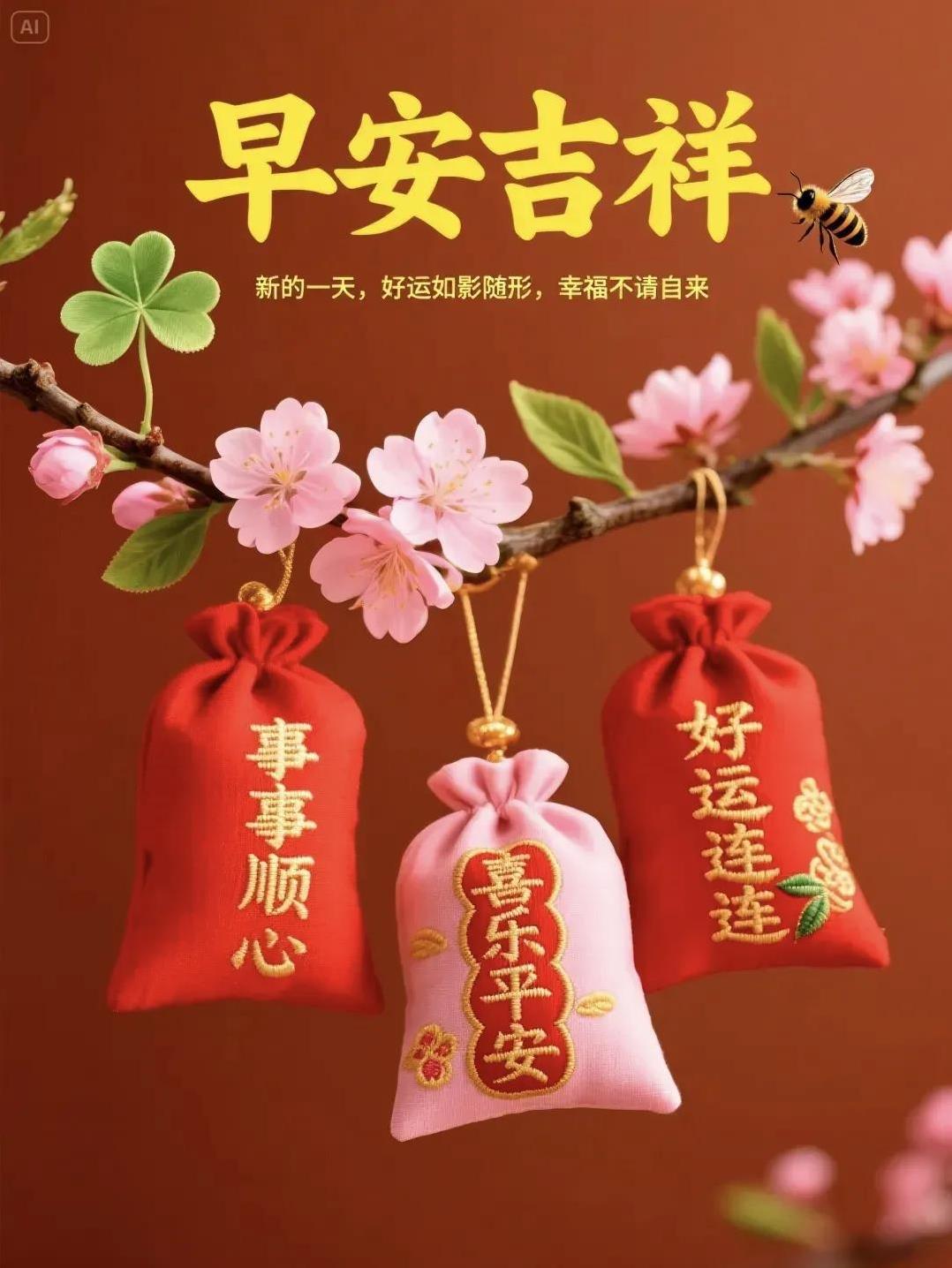 早安吉祥：知心的人，让你踏实；懂你的人，让你舒服；问候你的人，让你温