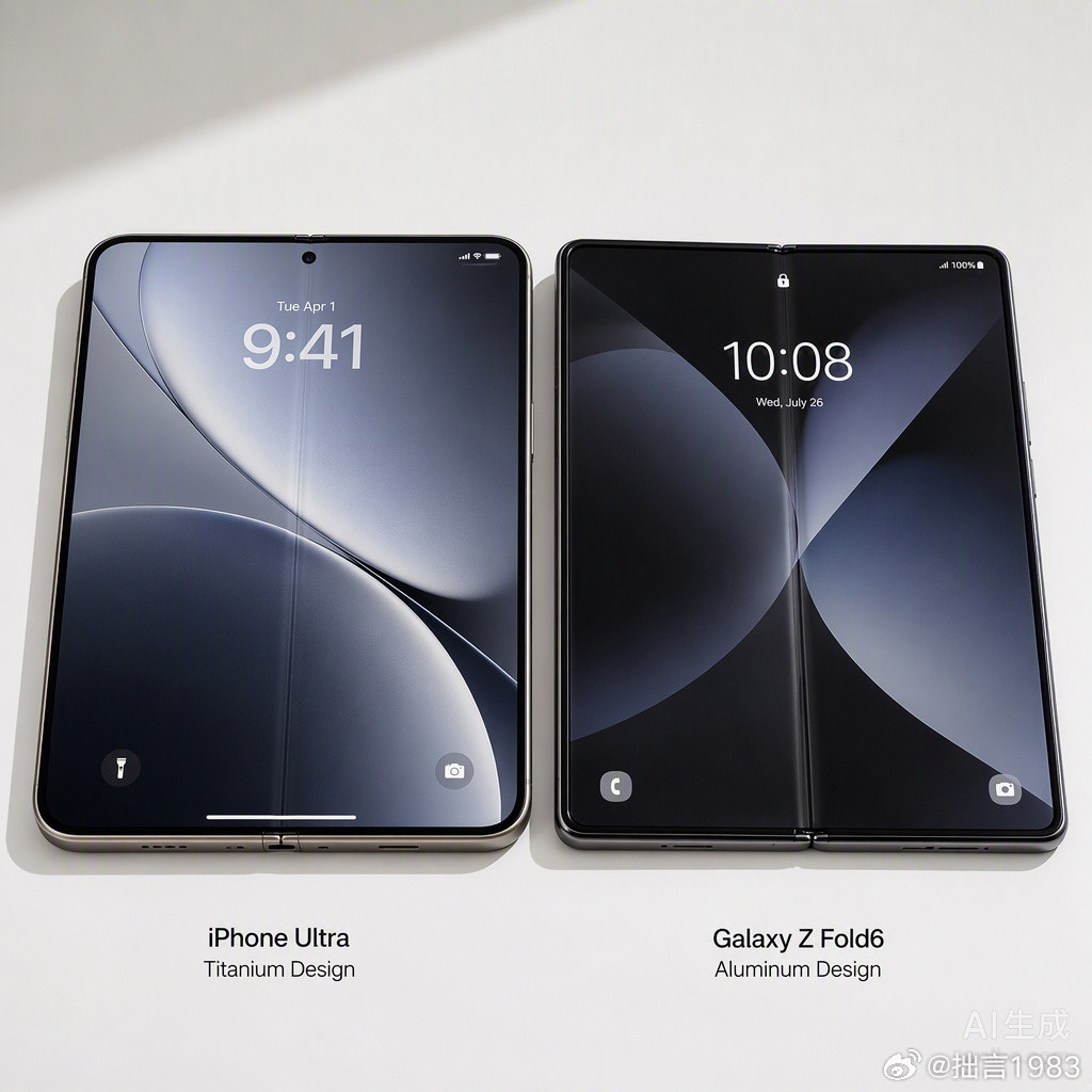 苹果首款折叠屏iPhoneUltra这次算是彻底向物理定律低头了。之前传得神乎其神的“完全无折痕”，