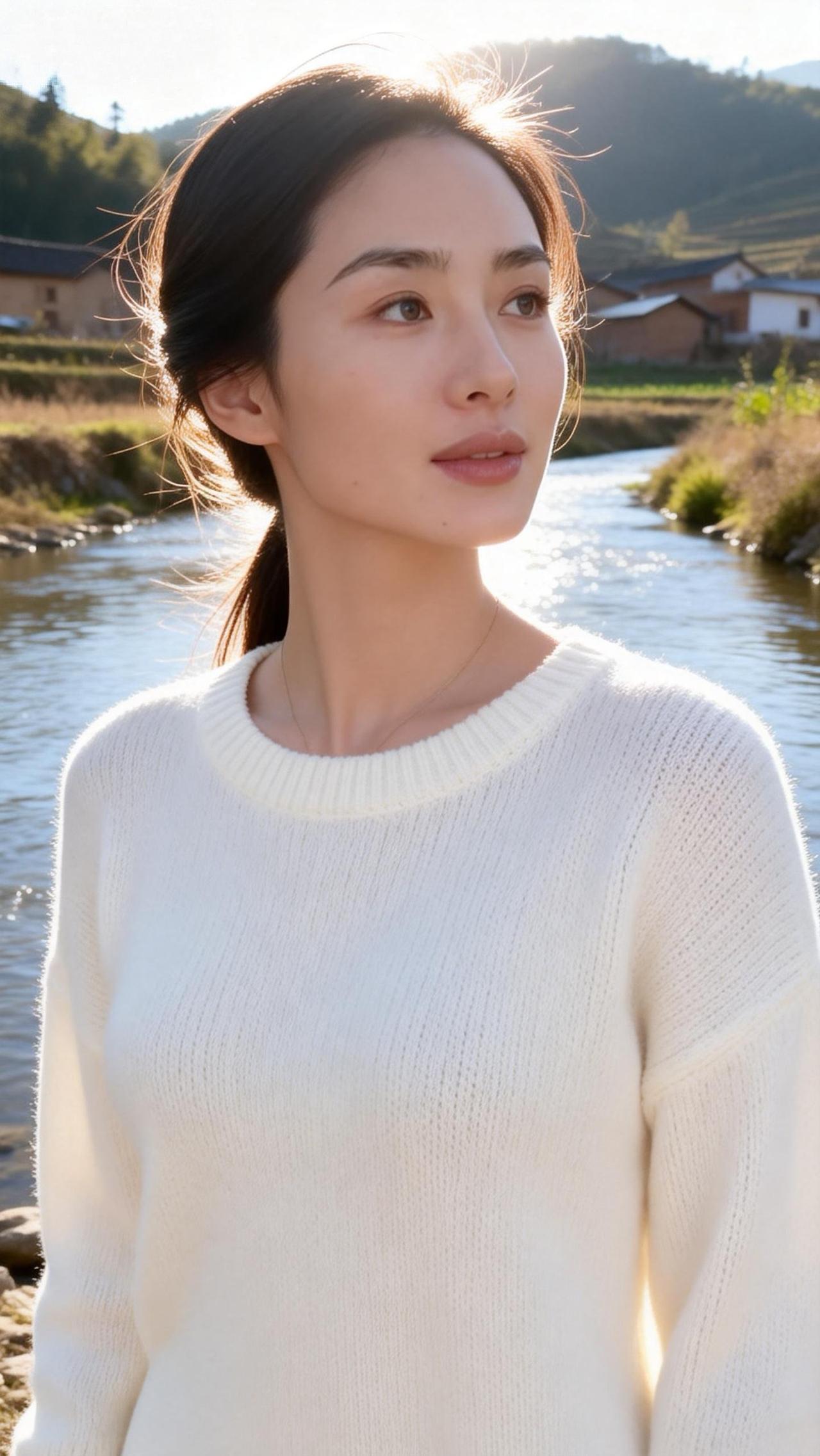 这个长相，在农村算是非常惊艳了