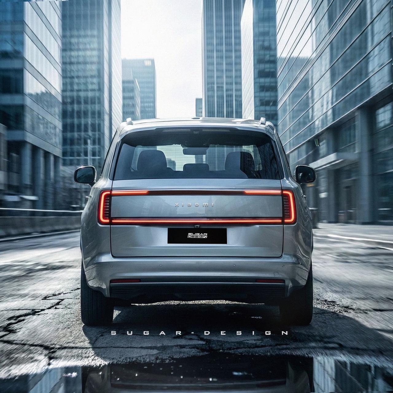 根据网友谍照，来个小米昆仑新车尾部预测！根据昨天网友的谍照图，来个小米昆仑的尾部