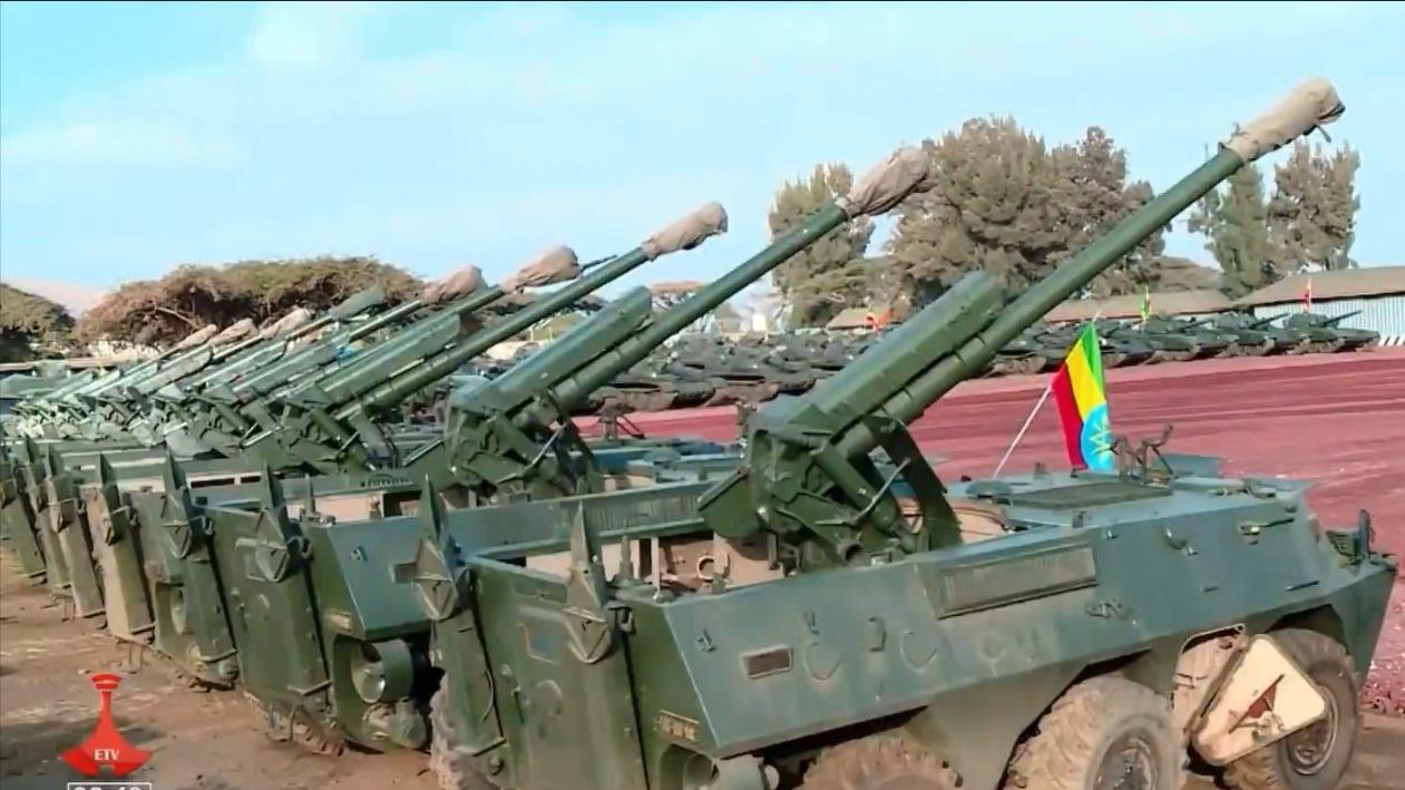 D30和WZ551底盘相结合，埃塞俄比亚攒出122mm自行榴弹炮，看上去挺不错。