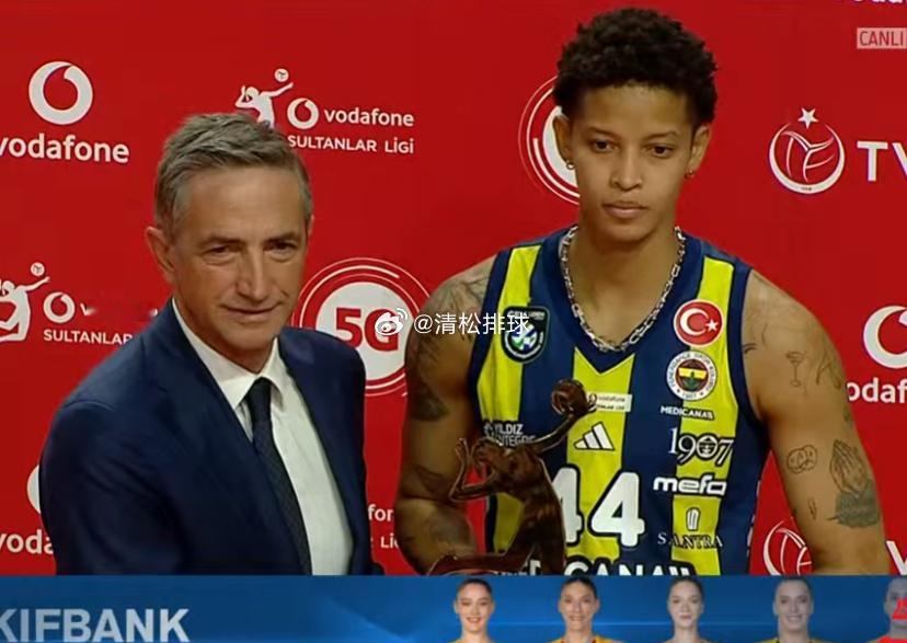 2025-2026土耳其女排超级联赛决赛最佳发球奖：巴尔加斯（费内巴切）清松带你