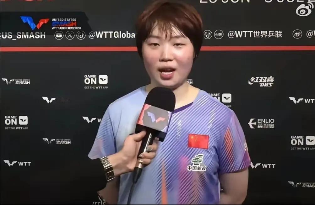 这次单打决赛蒯曼没能迈过孙颖莎这道坎，结果倒也不算太意外。真正让人记住的，是她赛