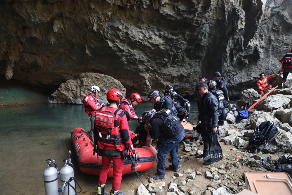 国内首例! 69小时生死大营救创造洞穴潜水救援奇迹