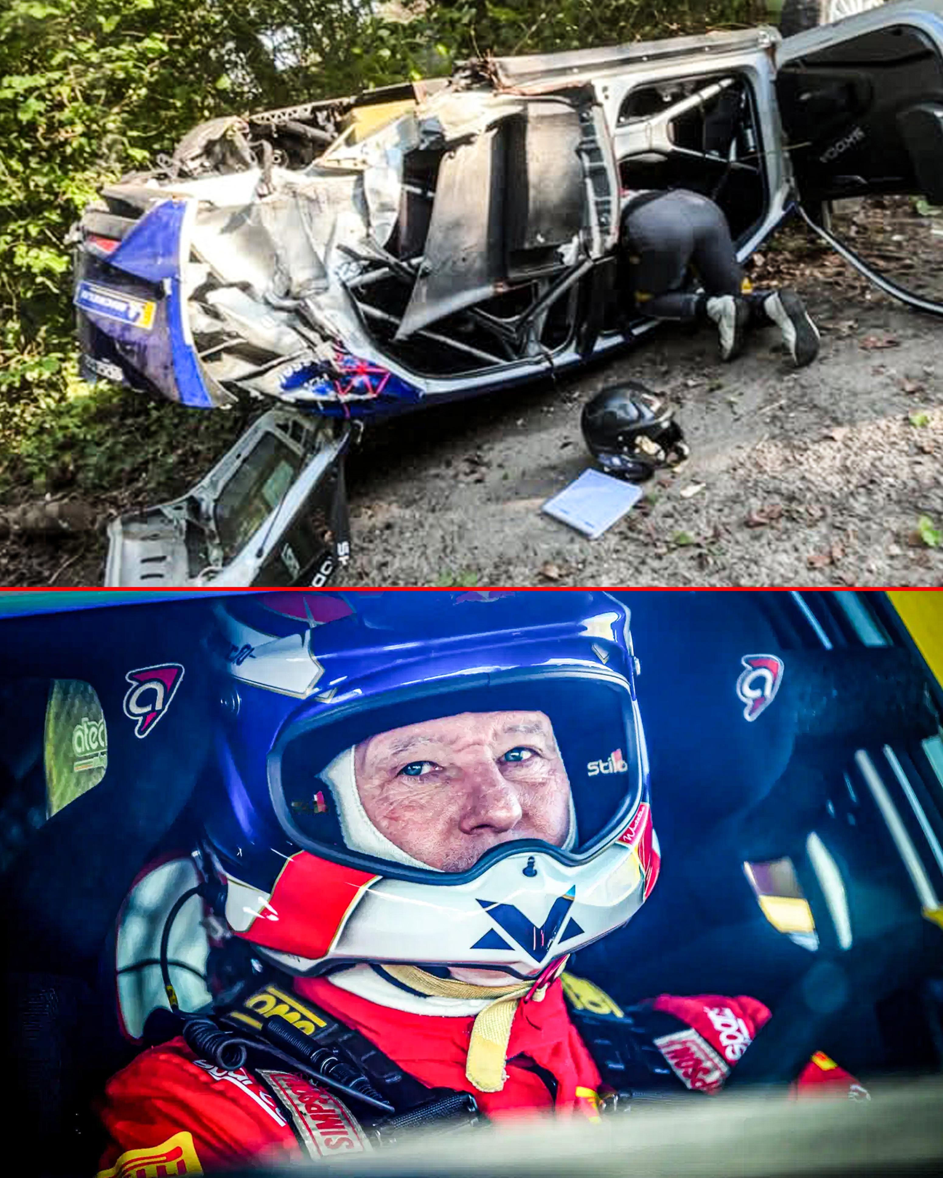 当地时间4月26日上午，比利时瓦隆拉力赛第二日Loyers赛段，老维斯塔潘遭遇赛