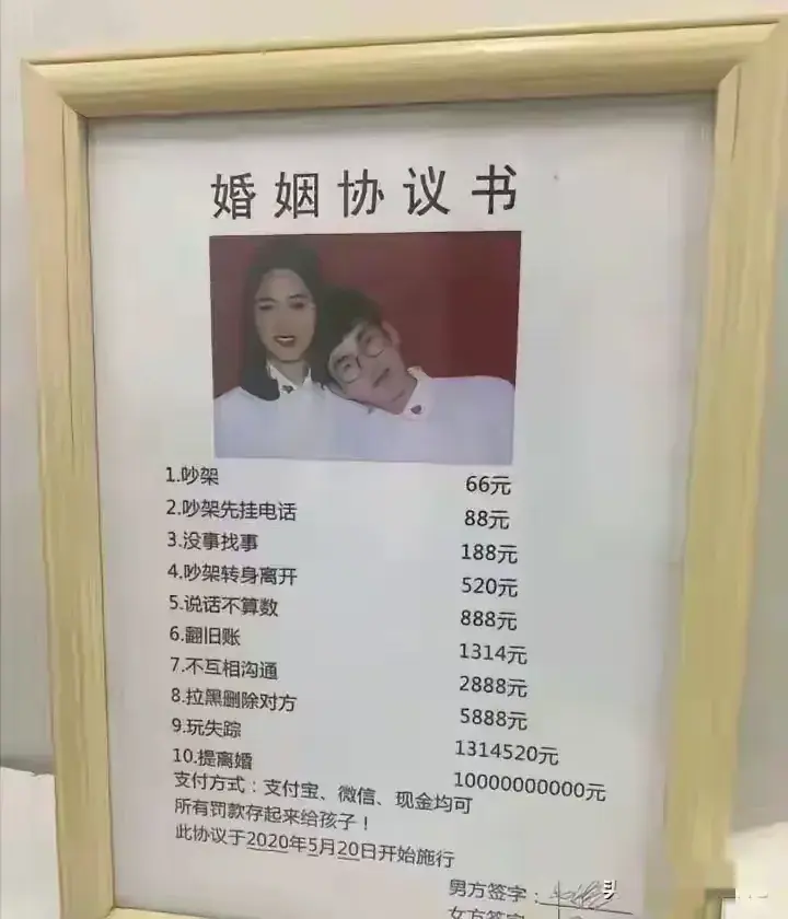 最终解释权归女方所有！