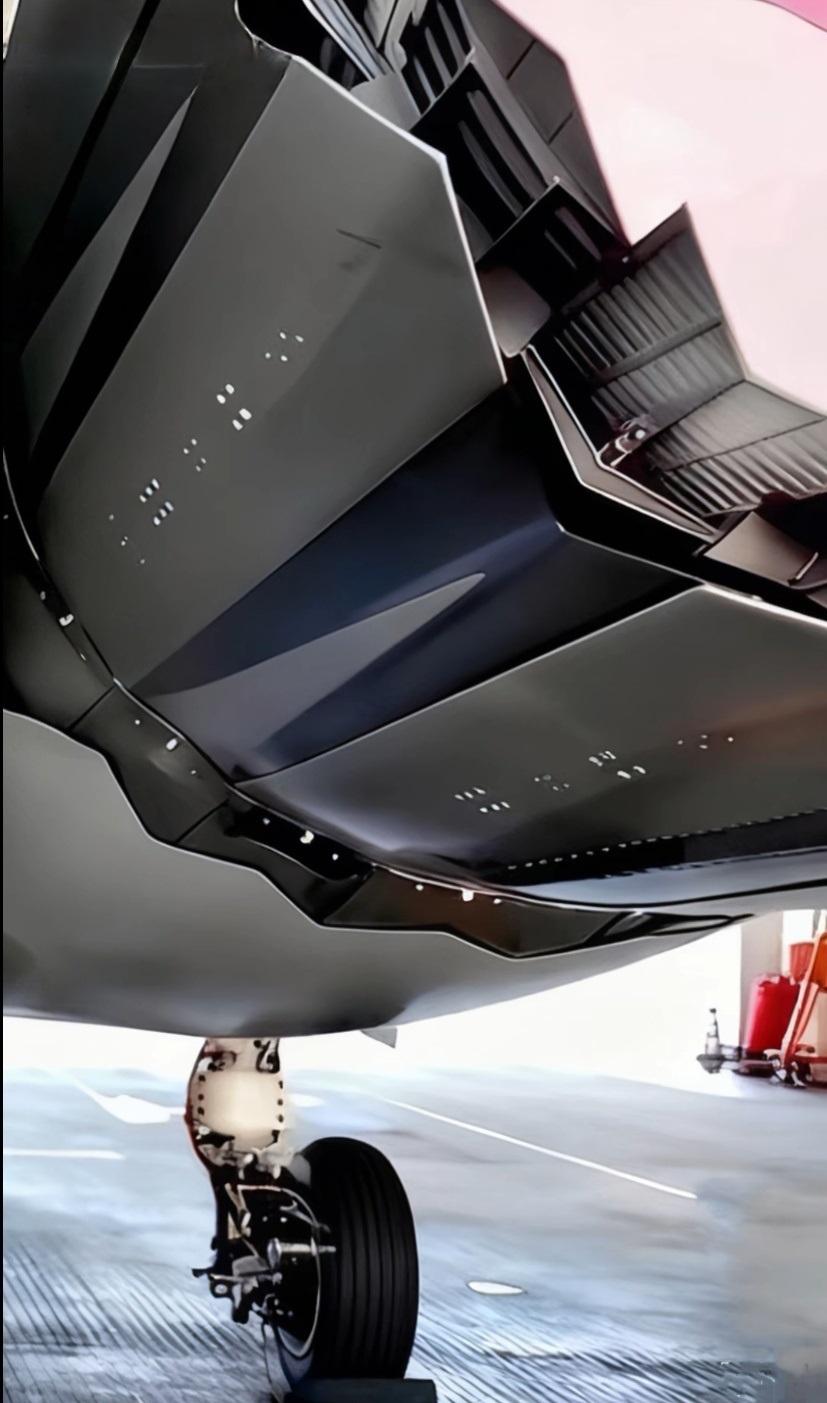 工艺极其精湛，歼-35发动机收敛片特写！海军舰载版歼-35发动机尾喷口收敛片的