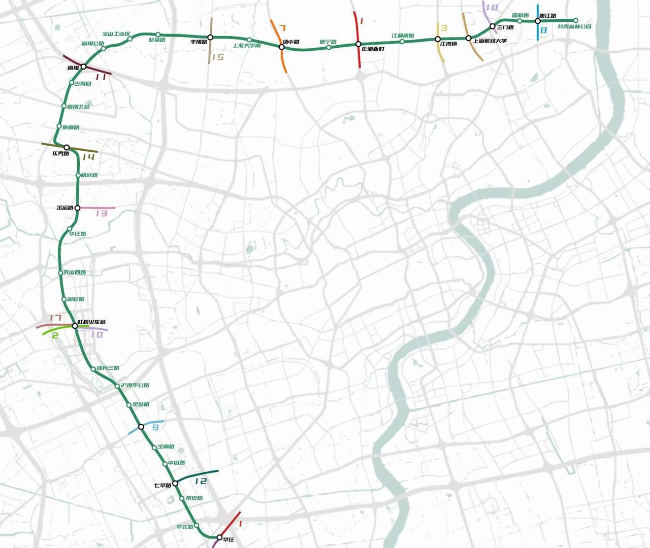 【考古向】你们是否还记得这么条地铁横跨闵行嘉定宝山虹口杨浦区，设站36座没错