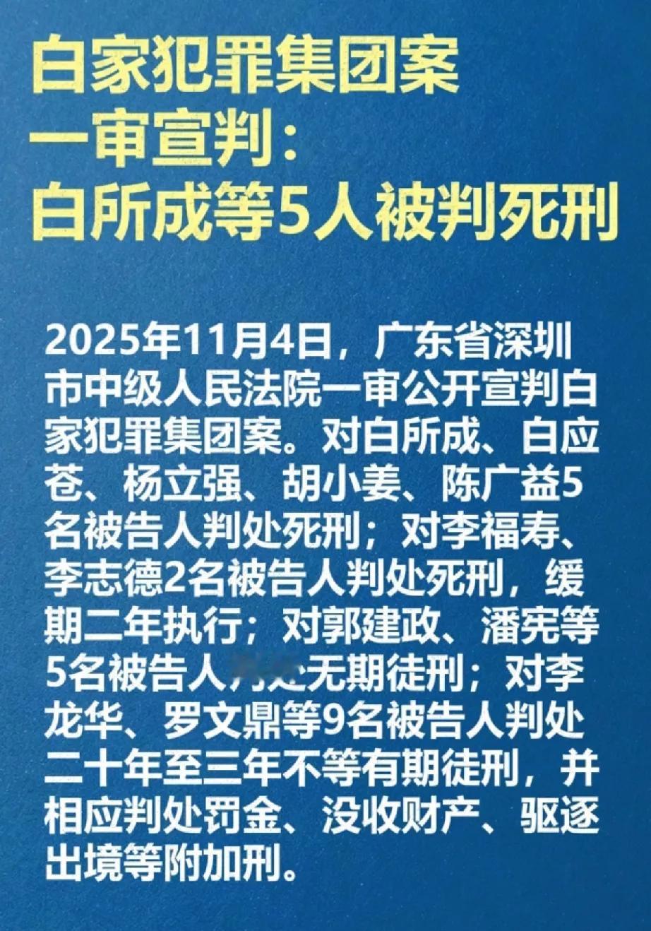 就喜欢打脸有些人这不白所成，白应苍被判死刑了当初网上有那么一批人叫嚣着不可能