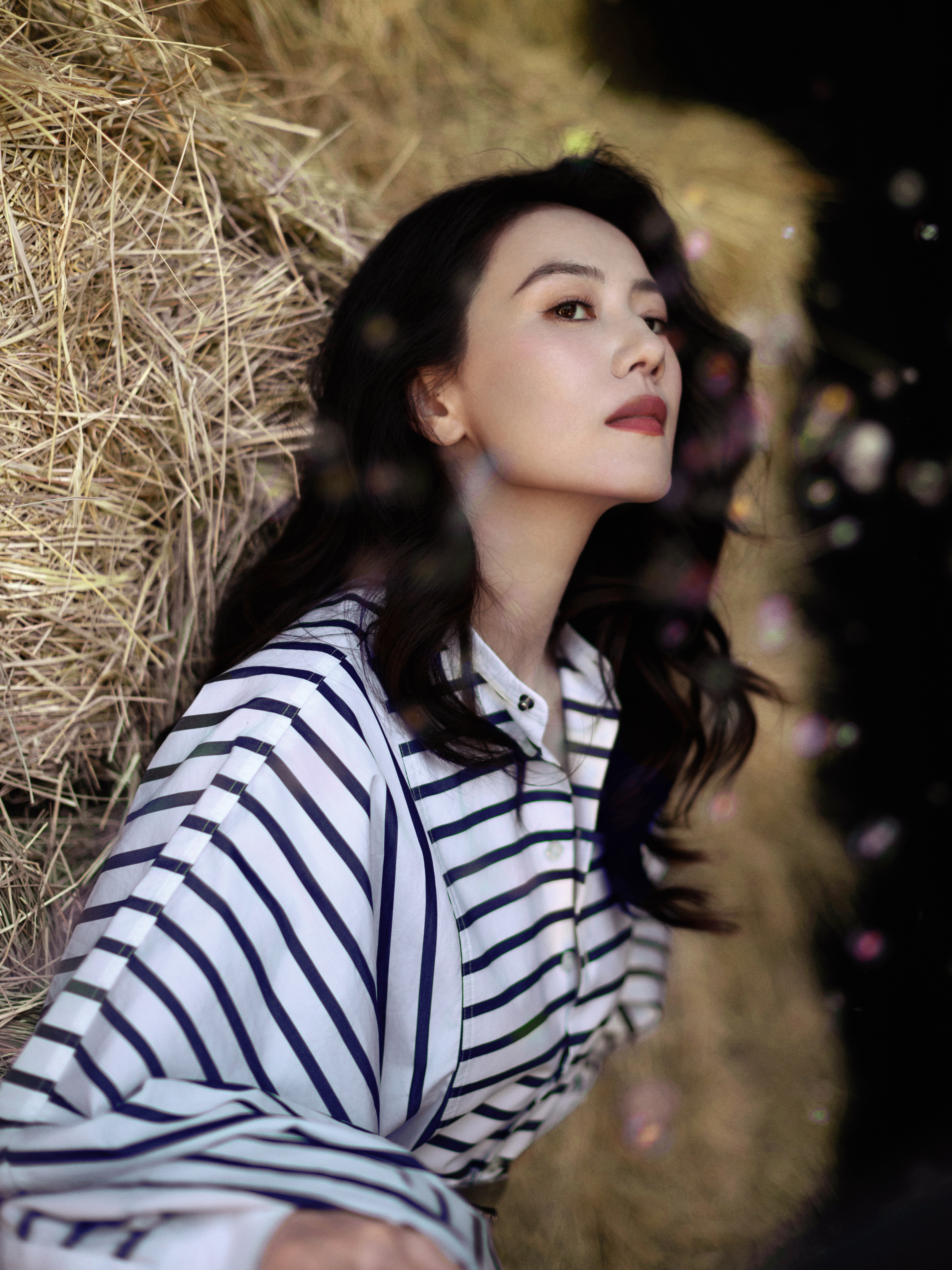 高圆圆受邀拉夫劳伦北京马球赛，身穿RalphLaurenSP26col