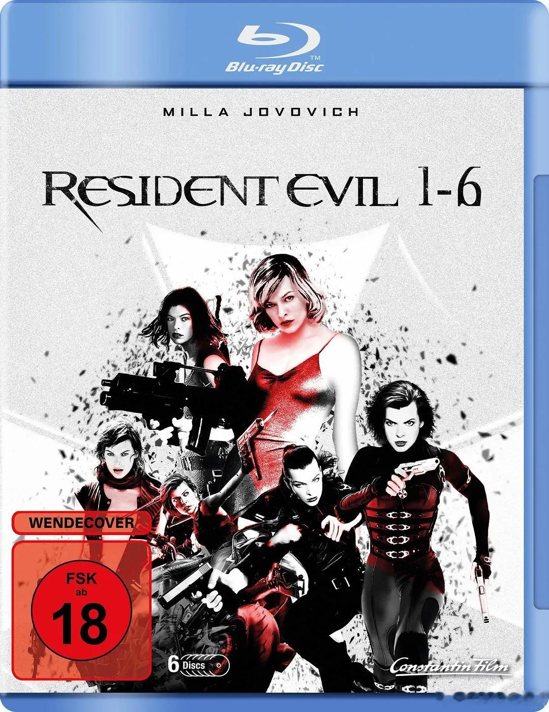 BD1080P蓝光中英双字版！生化危机ResidentEvil1-6(