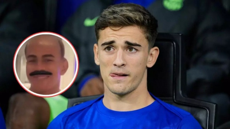 每体: 加维“报复”亚马尔, 给他加上了秃头+小胡子的滤镜