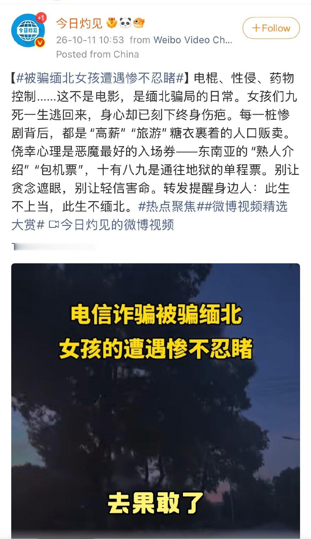 正能量最爱今天荡平这个，明天吓尿那个，现在让我们一起呼吁：荡平缅北！解救我们的妇女同胞！​