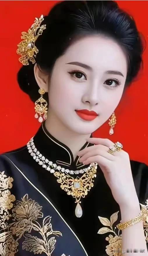 眉似春山寒远黛，目若秋水若繁星。丹唇未启先闻笑，风姿绰约梦牵魂。