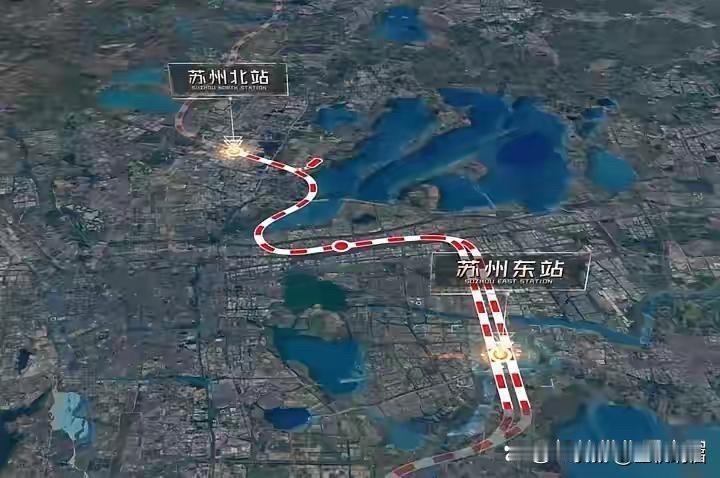 官宣了，如通苏湖城际这一段终于开工了！虽然本次只开工了三站两区间，从苏州北站至