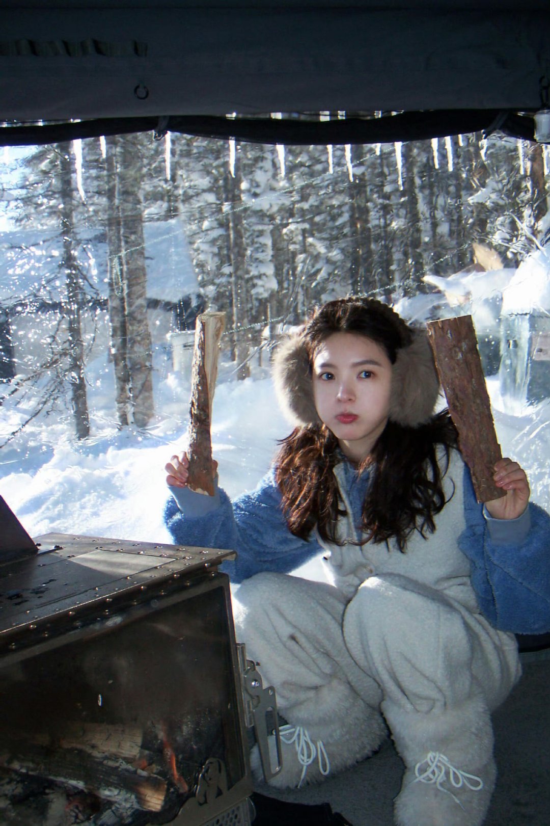 章若楠雪景拍照模板章若楠雪景营业照坦诚地说，我将逐帧学习章若楠的雪地出片教程，