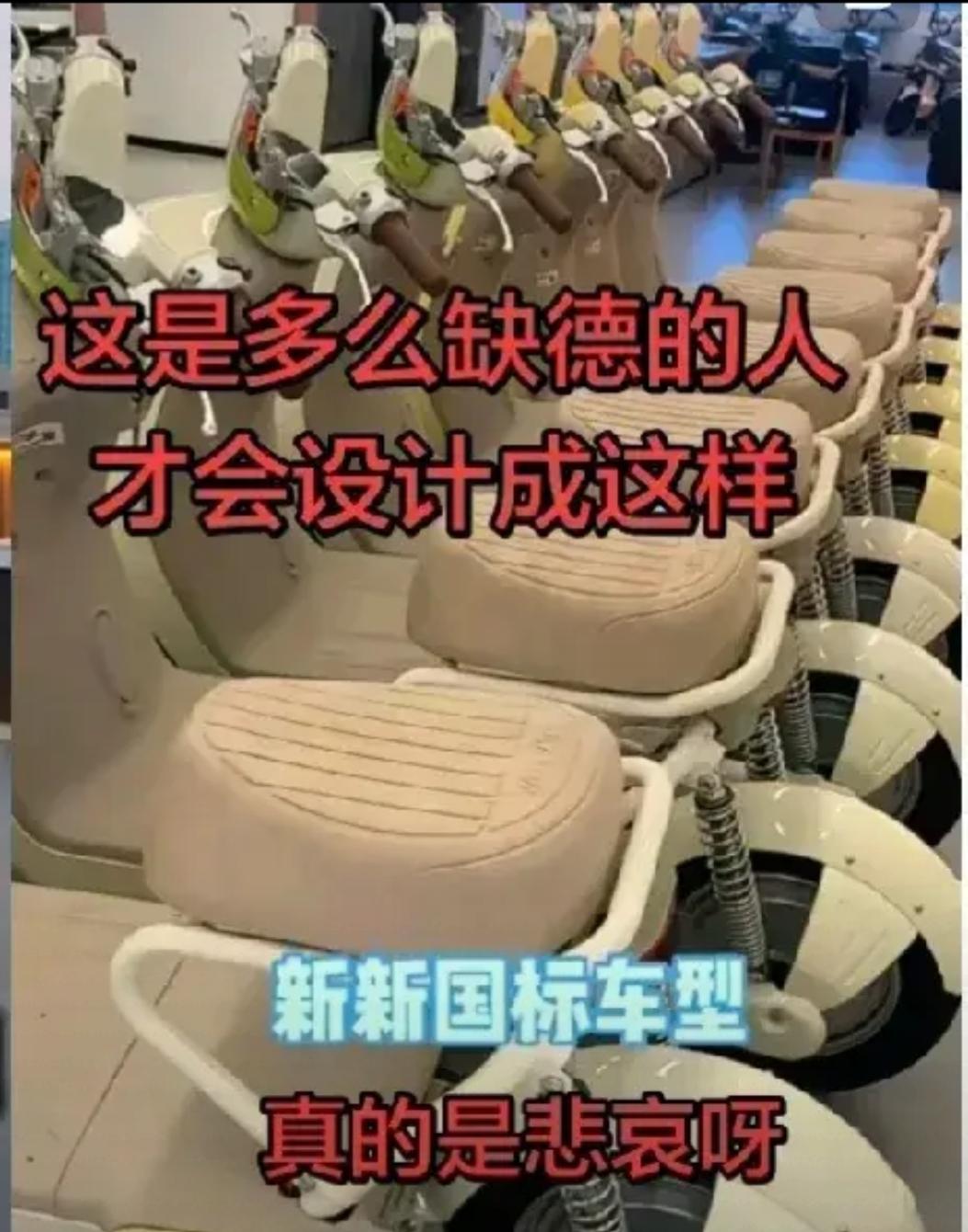 发明本是利民，而新国标电动车没有一点利民的考虑，第一，贵，比以前的电动车贵了一千