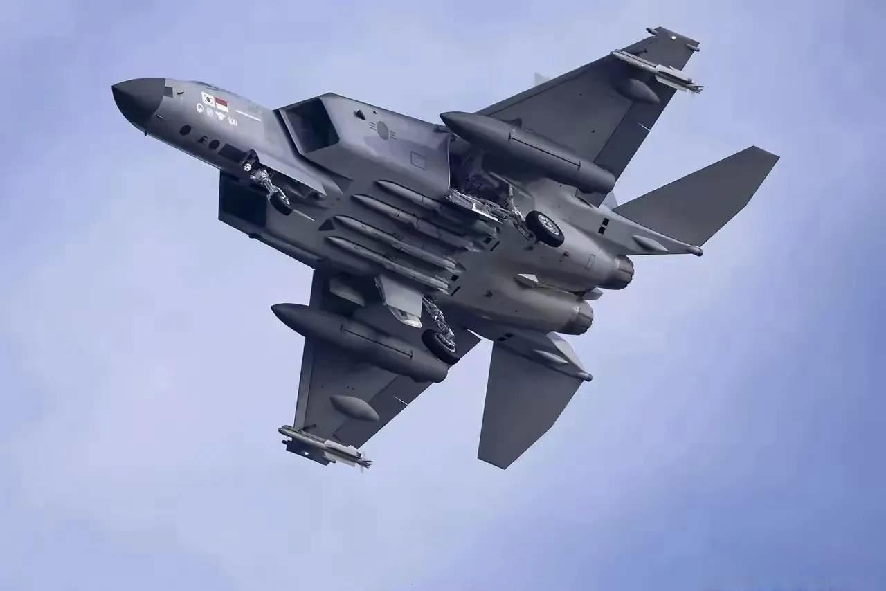 韩国KF-21战斗机绝对是高人设计的！有网友对KF-21战斗机的半埋式弹舱进