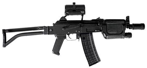 保加利亚生产的阿卡枪托比较奇特，是苏联仿品的独一家，外观看着和以色列枪托有些像，