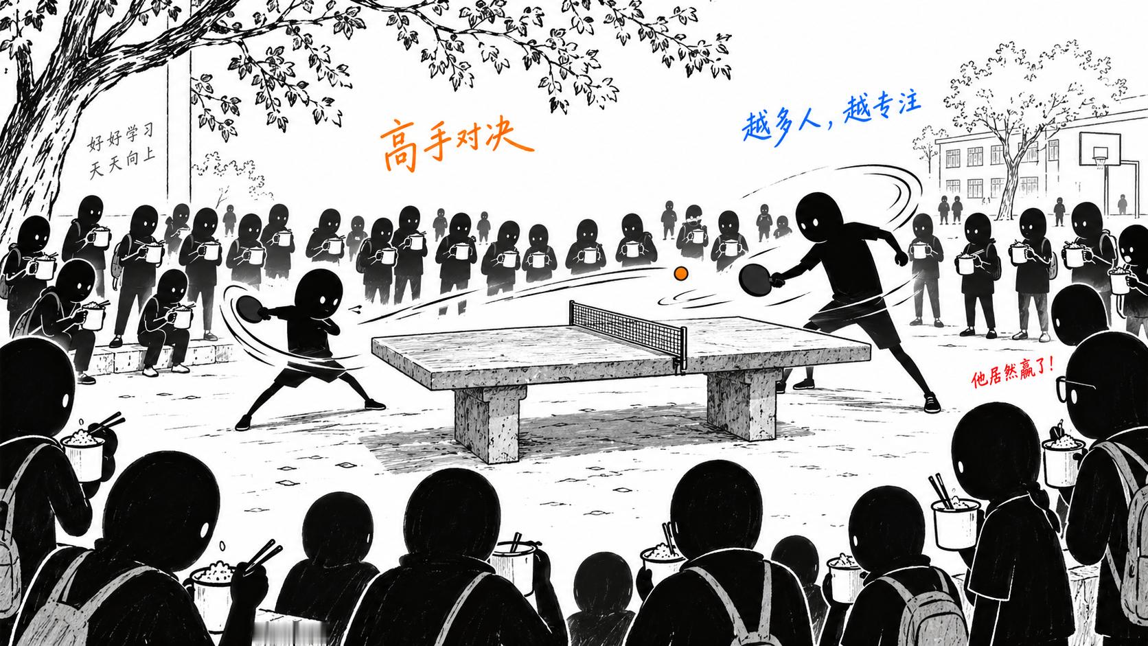 我都忘了，我曾经是个乒乓球高手。小学五年级结束的暑假，天太热，没人陪我玩，我就跑